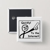 インターネットへ 缶バッジ (正面&裏面)