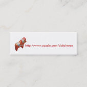 インターネットアドレス名刺 スキニー名刺 (正面)