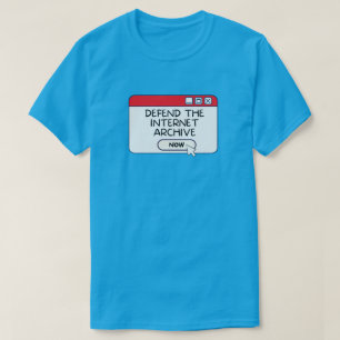 インターネットアーカイブTシャツを守る Tシャツ