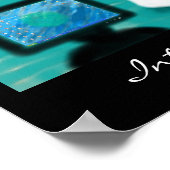 インターネットカフェ俳句アートプリント ポスター (角)