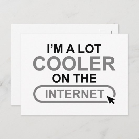 インターネットクールに詳しい ポストカード (正面/裏面)