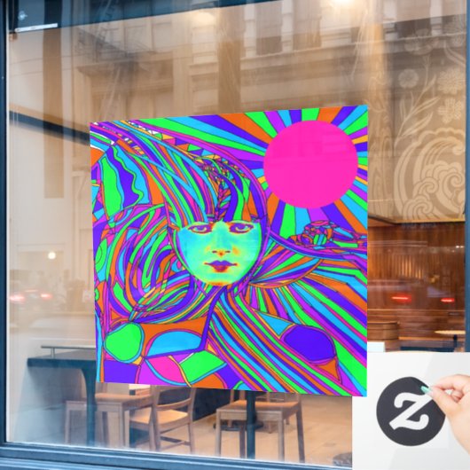 インターネットコンピュータ ウィンドウサイン (カフェ窓)