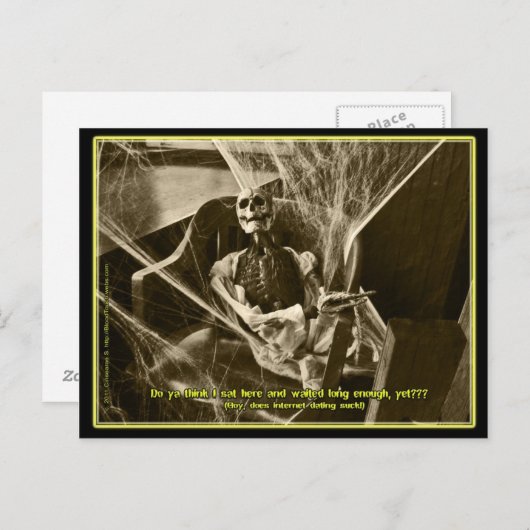 インターネットデートすることはがき ポストカード (正面/裏面)