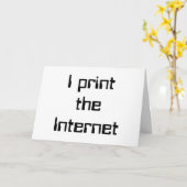 インターネットプリント カード (黄色い花)