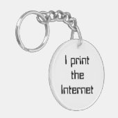 インターネットプリント キーホルダー (正面左)