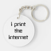 インターネットプリント キーホルダー (裏面)