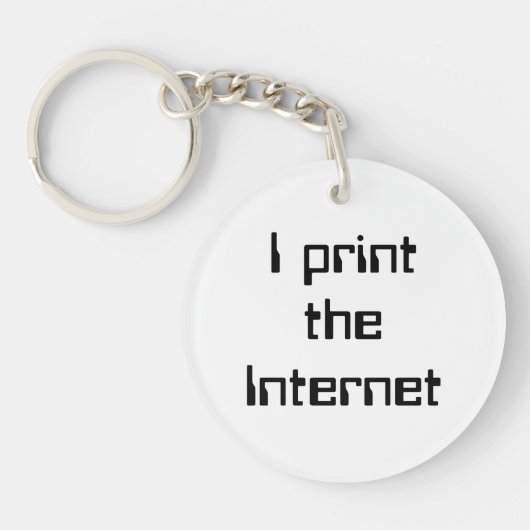 インターネットプリント キーホルダー (正面)