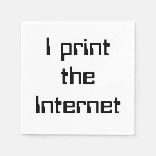 インターネットプリント スタンダードカクテルナプキン (正面)