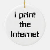 インターネットプリント セラミックオーナメント (裏面)