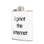 インターネットプリント フラスク (左)