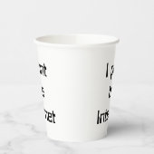 インターネットプリント 紙コップ (左)