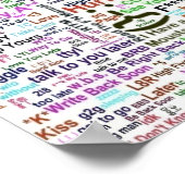 インターネットリンゴアート ポスター (角)