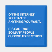 インターネット上で望むものは何でも マグネット (正面)