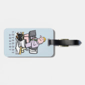 インターネット中毒トイレで。 ラゲッジタグ (裏面横)