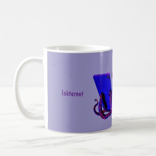 インターネット中毒 コーヒーマグカップ (左)