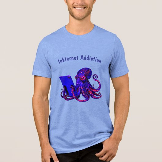 インターネット中毒 トライブレンドTシャツ (正面)