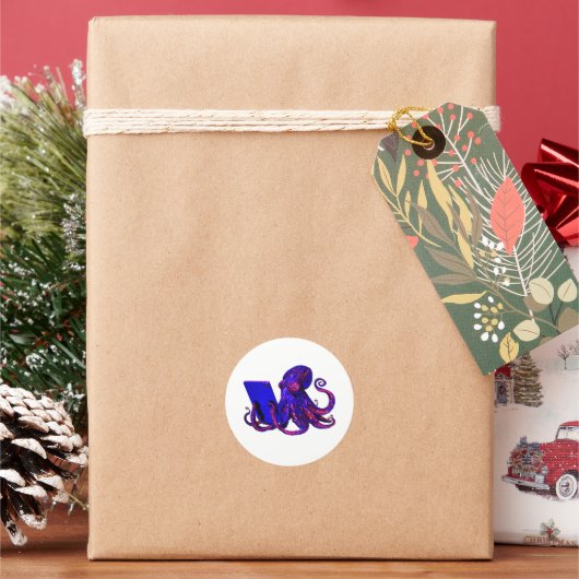 インターネット中毒 ラウンドシール (クリスマス)