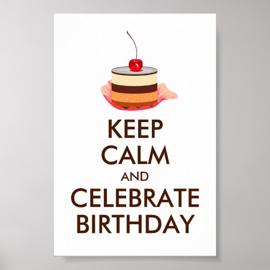 インターネット保ミームの静祝誕生日 ポスター (正面)
