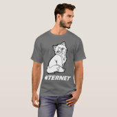 インターネット猫 Tシャツ (正面フル)