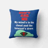 インターネット頼に接続しない クッション (裏面)