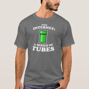 インターネット-それか。sの一連の管-テッドスティーブン tシャツ