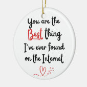 インターネ最高のットオーナメントで見つけたこと セラミックオーナメント (左)