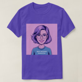 インターネ最高のットマーケター漫画Tシャツ Tシャツ
