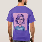 インターネ最高のットマーケター漫画Tシャツ Tシャツ (裏面)