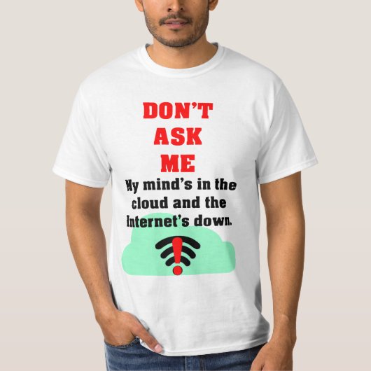 インターネ頼ットしない Tシャツ (正面)