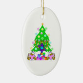 インターフェイスホリデーおもしろいセラミックオーナメント セラミックオーナメント (右)