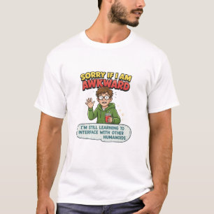 インターフェースに慣れなくて失礼します Tシャツ