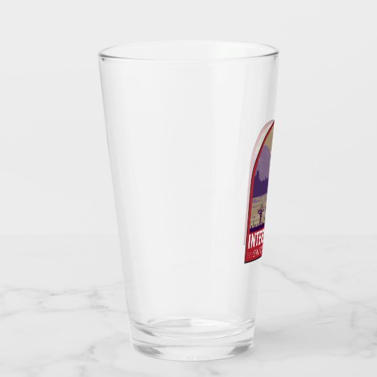 インターラーケンスイストラベルアートヴィンテージ タンブラーグラス (右)