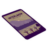 インターラーケンスイストラベルアートヴィンテージ マグネット (右側)