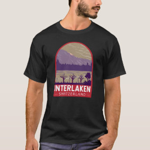 インターラーケンスイストラベルアートヴィンテージ Tシャツ