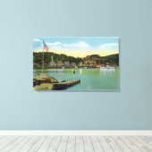 インターラーケンパークビューオブザウィアーズ キャンバスプリント (インサイチュ (ウッドフロア))