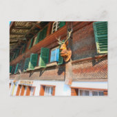 インターラーケン、アンターゼーンの木造シャレー ポストカード (正面)