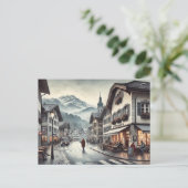 インターラーケン・スイスカフェ ポストカード (スタンド正面)