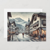 インターラーケン・スイスカフェ ポストカード (正面/裏面)