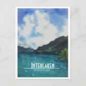 インターラーケン・スイス旅行ポストカードアート シーズンポストカード (正面)