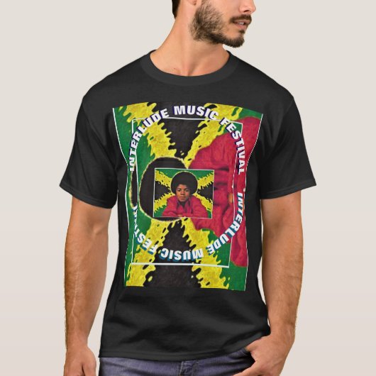 インターリュード・ミュージック・フェスティバル ベーシックダークTシャツ Tシャツ (正面)