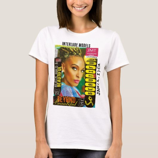 インターリュード モデルズ レディース ベーシック Tシャツ (正面)