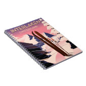 インターレイクスイススキー旅行ポスター。 ノートブック (右側)