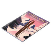 インターレイクスイススキー旅行ポスター。 ノートブック (左側)