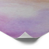 インターロッキングラブハート絵画ズのアートポスタープリント ポスター (角)