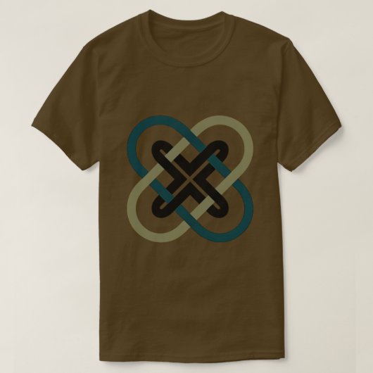 インターロッキングXダークTシャツ Tシャツ (デザイン正面)