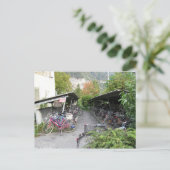 インターロックでのバイク ポストカード (スタンド正面)