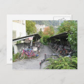 インターロックでのバイク ポストカード (正面/裏面)