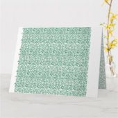 インターロックを特徴とするシームレスな幾何学的パターン カード (黄色い花)