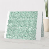 インターロックを特徴とするシームレスな幾何学的パターン カード (裏面)