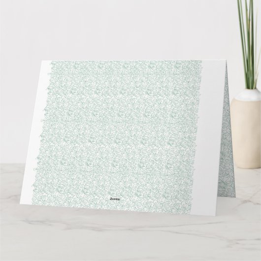 インターロックを特徴とするシームレスな幾何学的パターン カード (裏面)